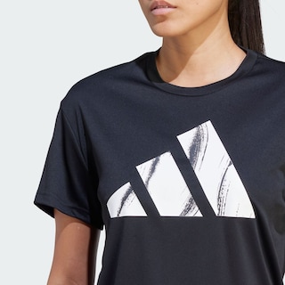 Foto 6 | Playera Adidas Run It Brand Love Negra para Mujer
