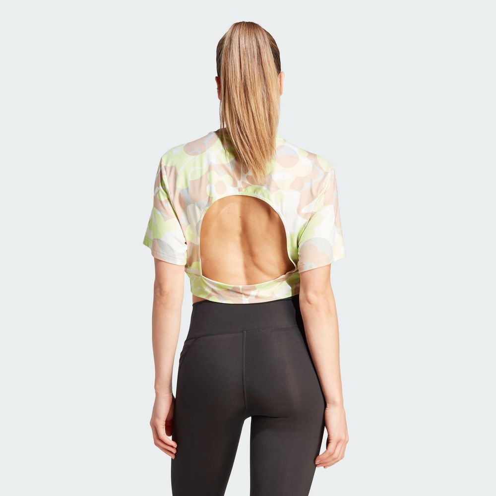 Foto 5 pulgar | Playera Adidas Train Essentials Verde para Mujer