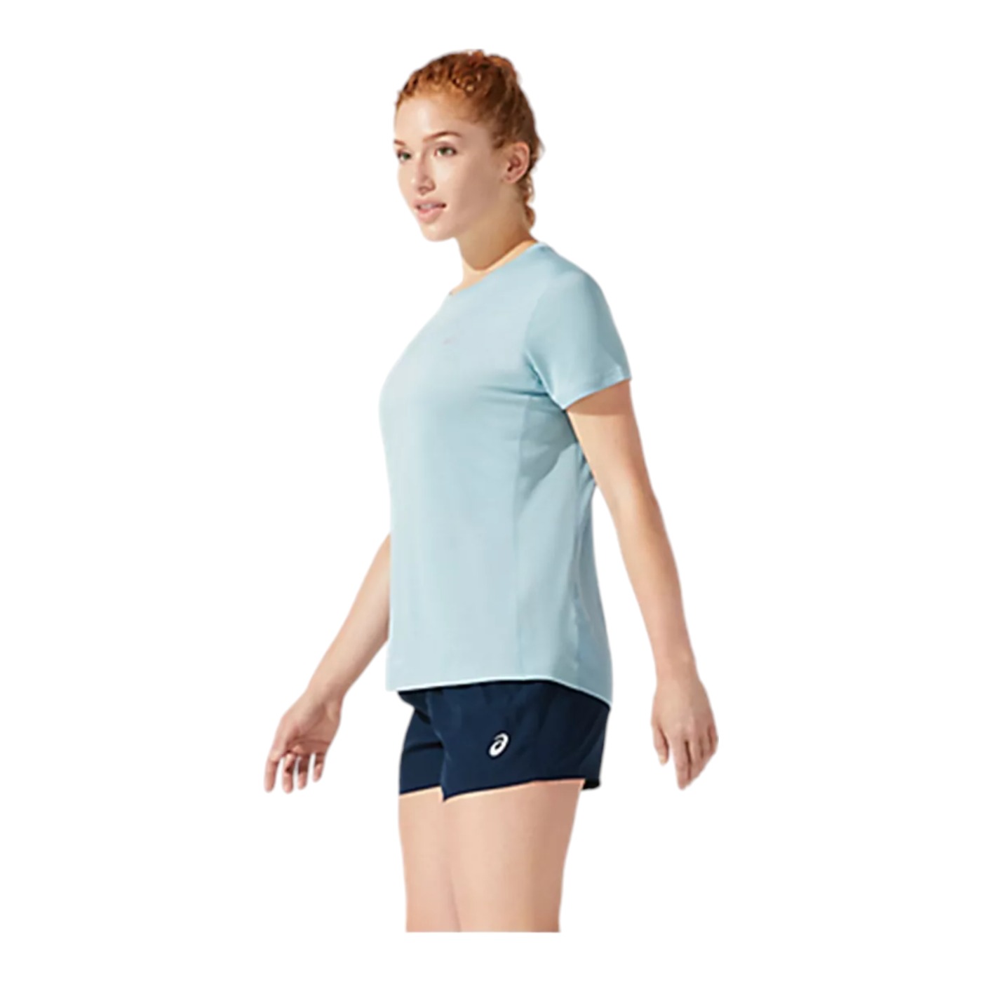 Foto 3 | Playera Asics Silver Azul para Mujer