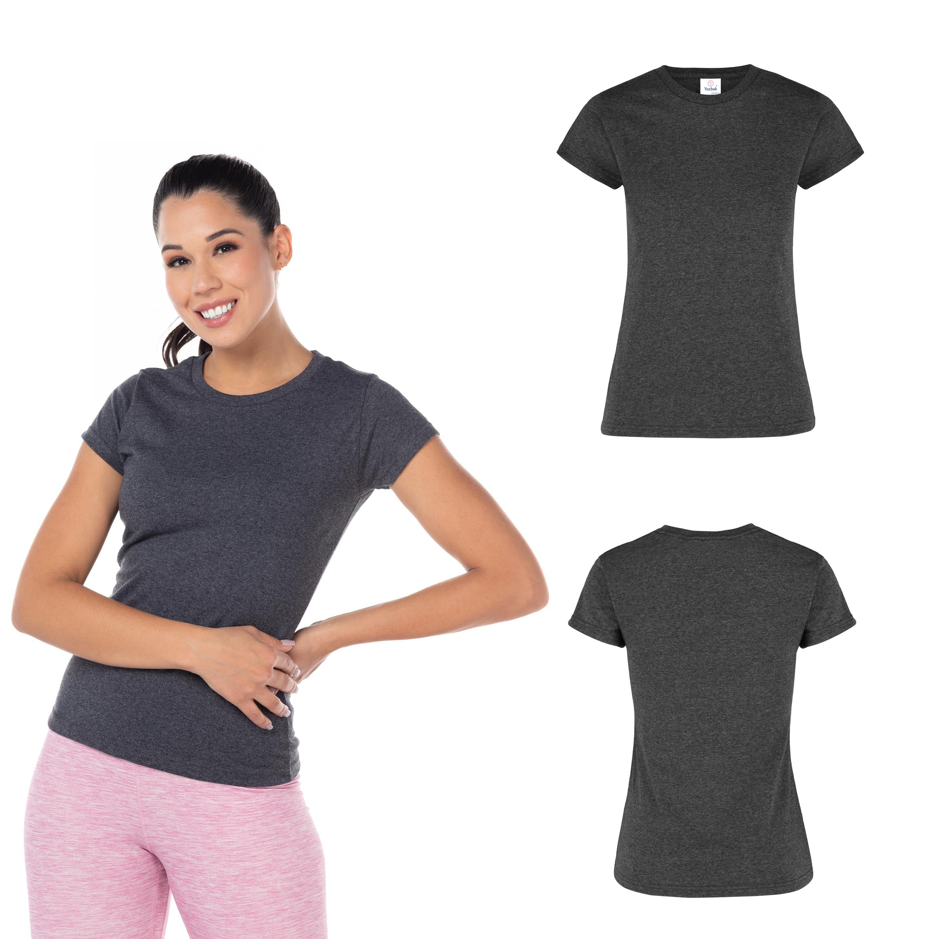 Foto 3 pulgar | Playera Yazbek Negra para Mujer