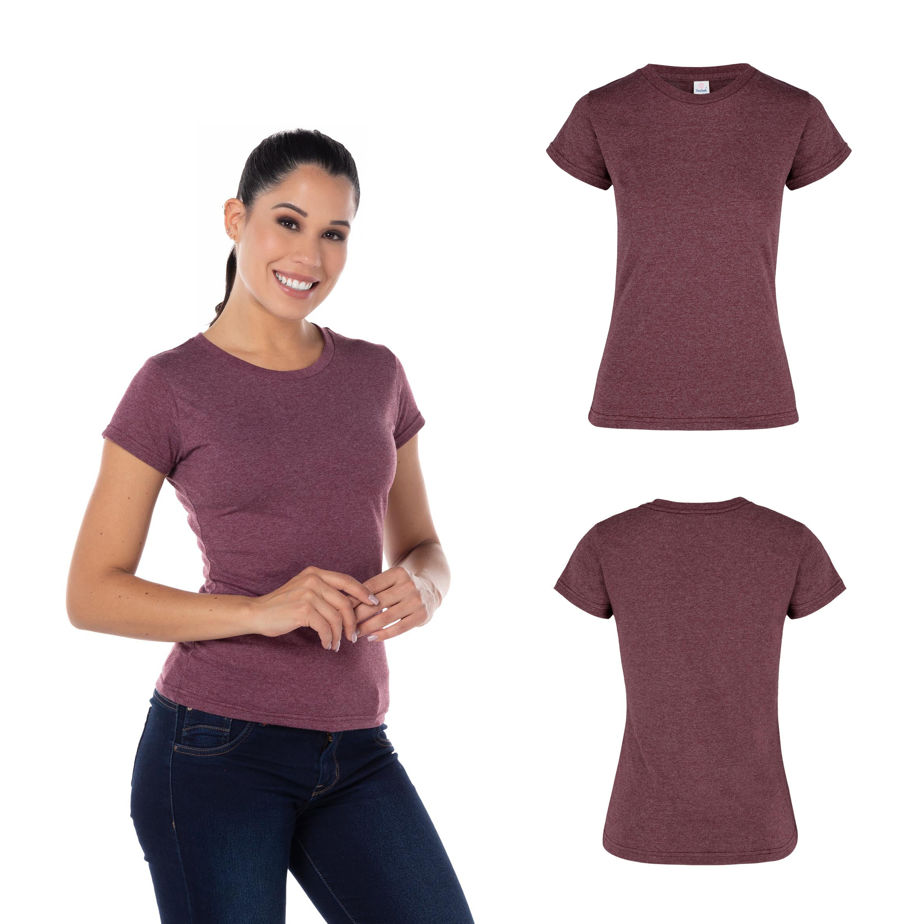 Foto 3 pulgar | Playera Yazbek Marrón para Mujer
