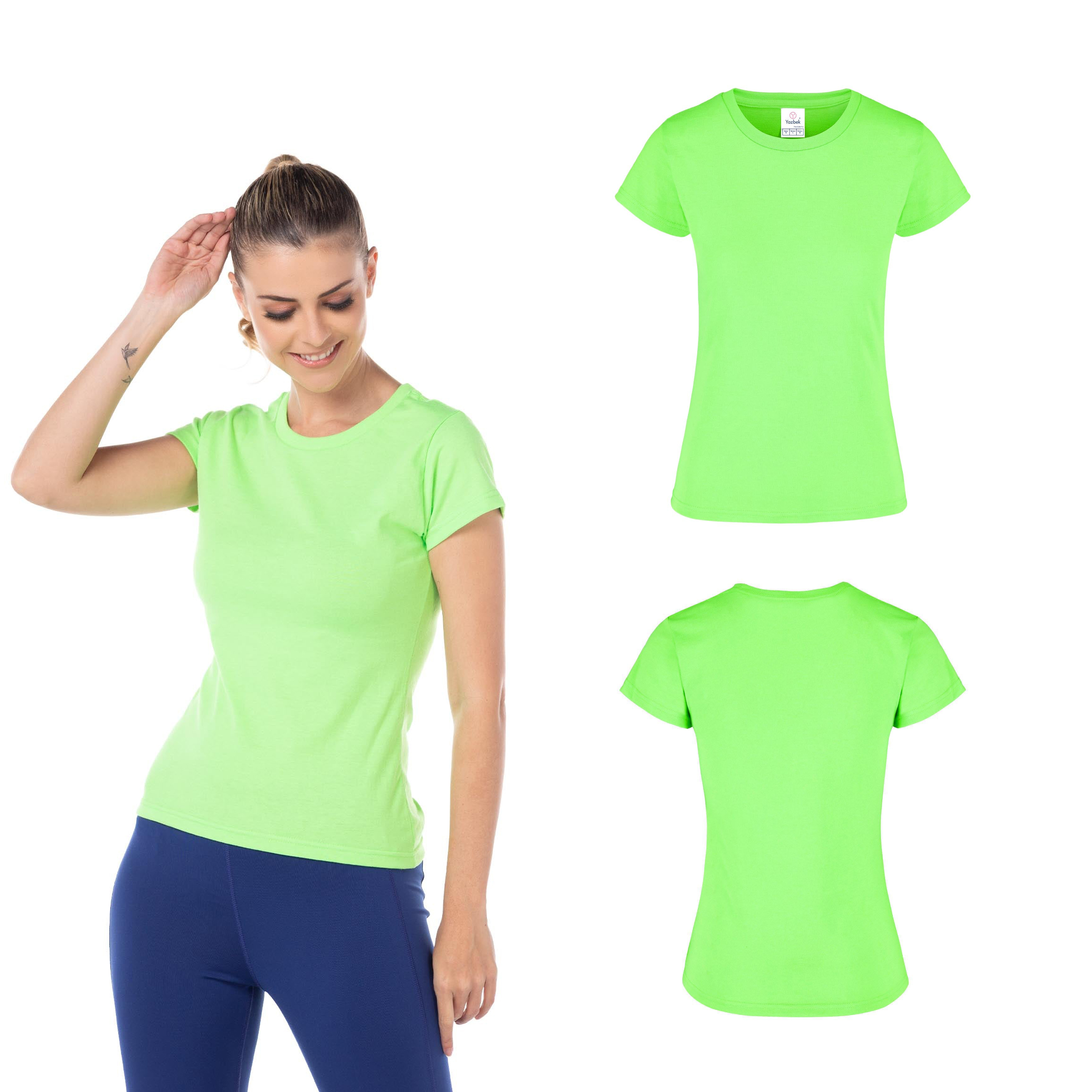 Foto 3 pulgar | Playera Yazbek Verde para Mujer