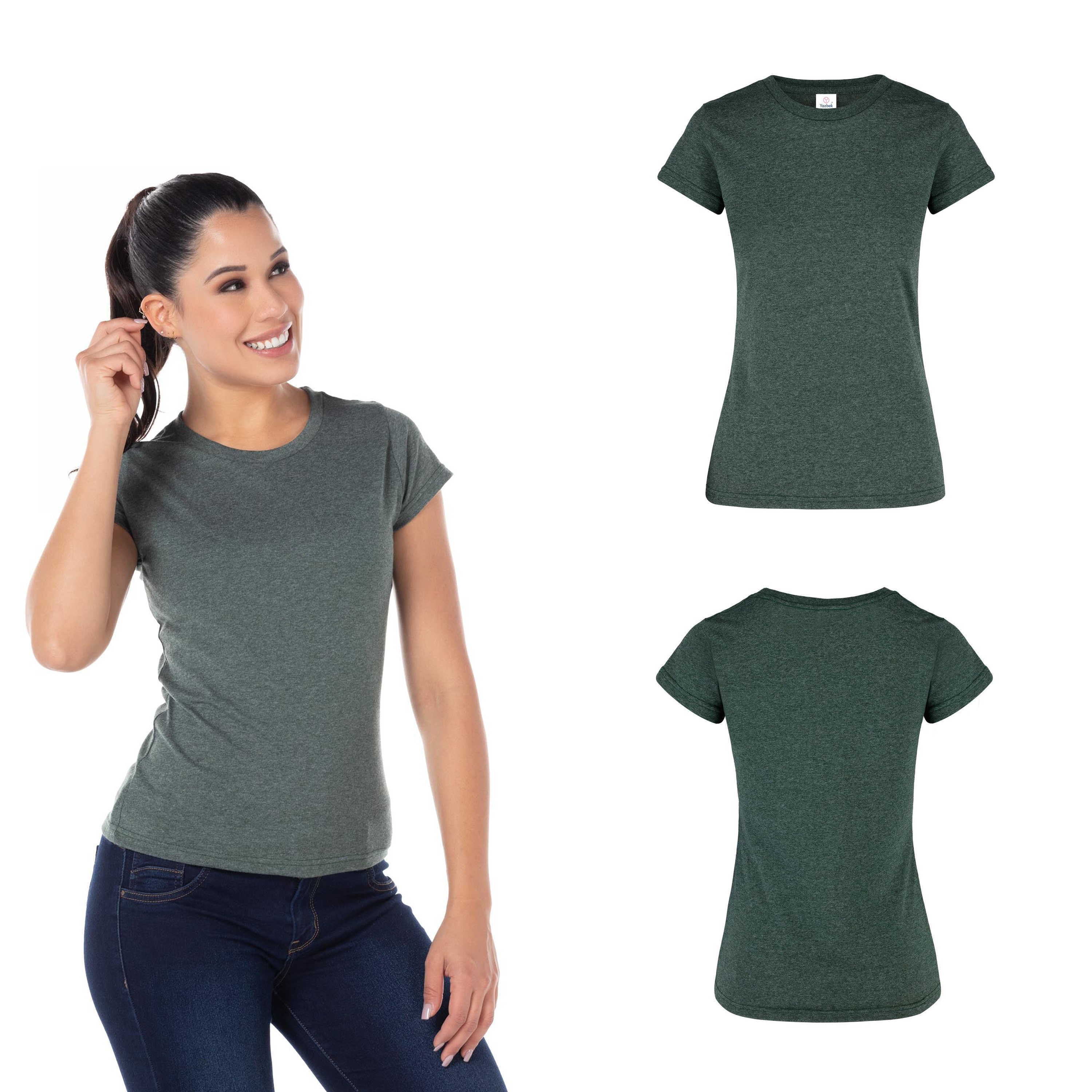 Foto 3 pulgar | Playera Yazbek Gris para Mujer