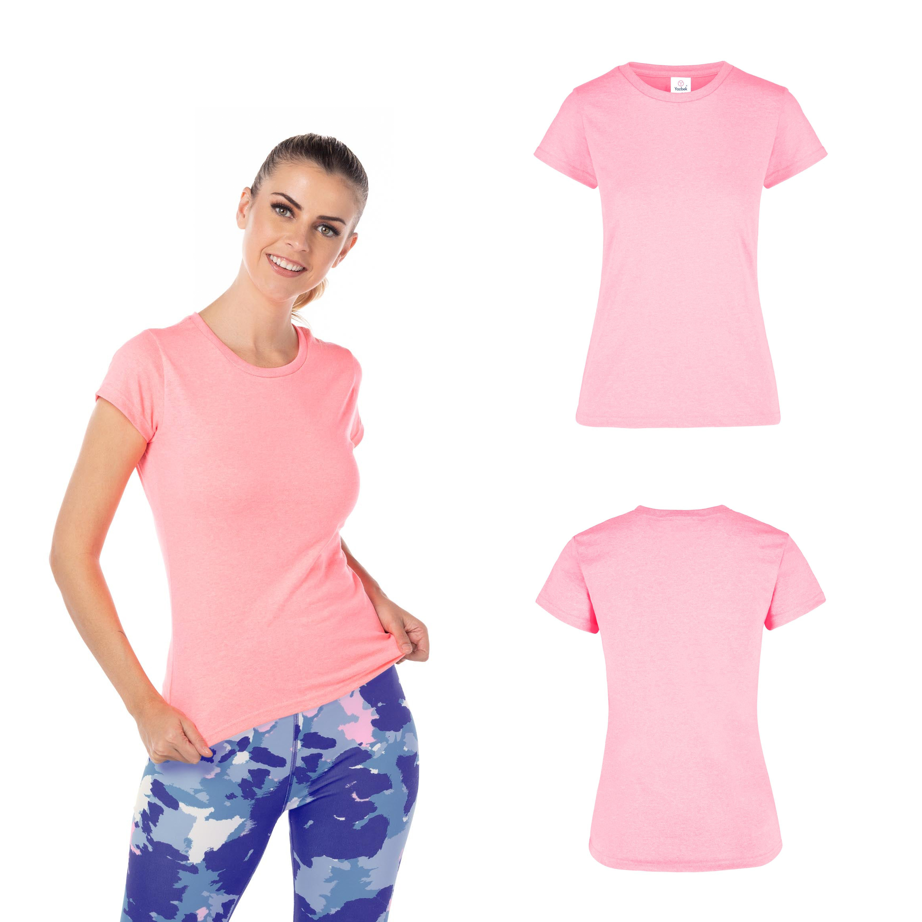 Foto 3 pulgar | Playera Yazbek Rosa para Mujer