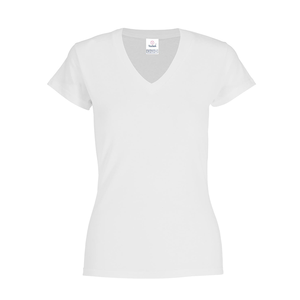 Foto 2 pulgar | Playera Yazbek Blanca 100% Algodón para Dama