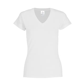 Foto 1 | Playera Yazbek Blanca 100% Algodón para Dama