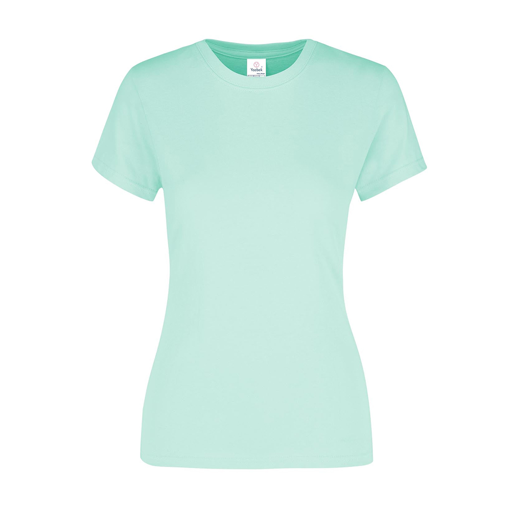 Foto 2 pulgar | Playera Yazbek Aqua 100% Algodón para Dama