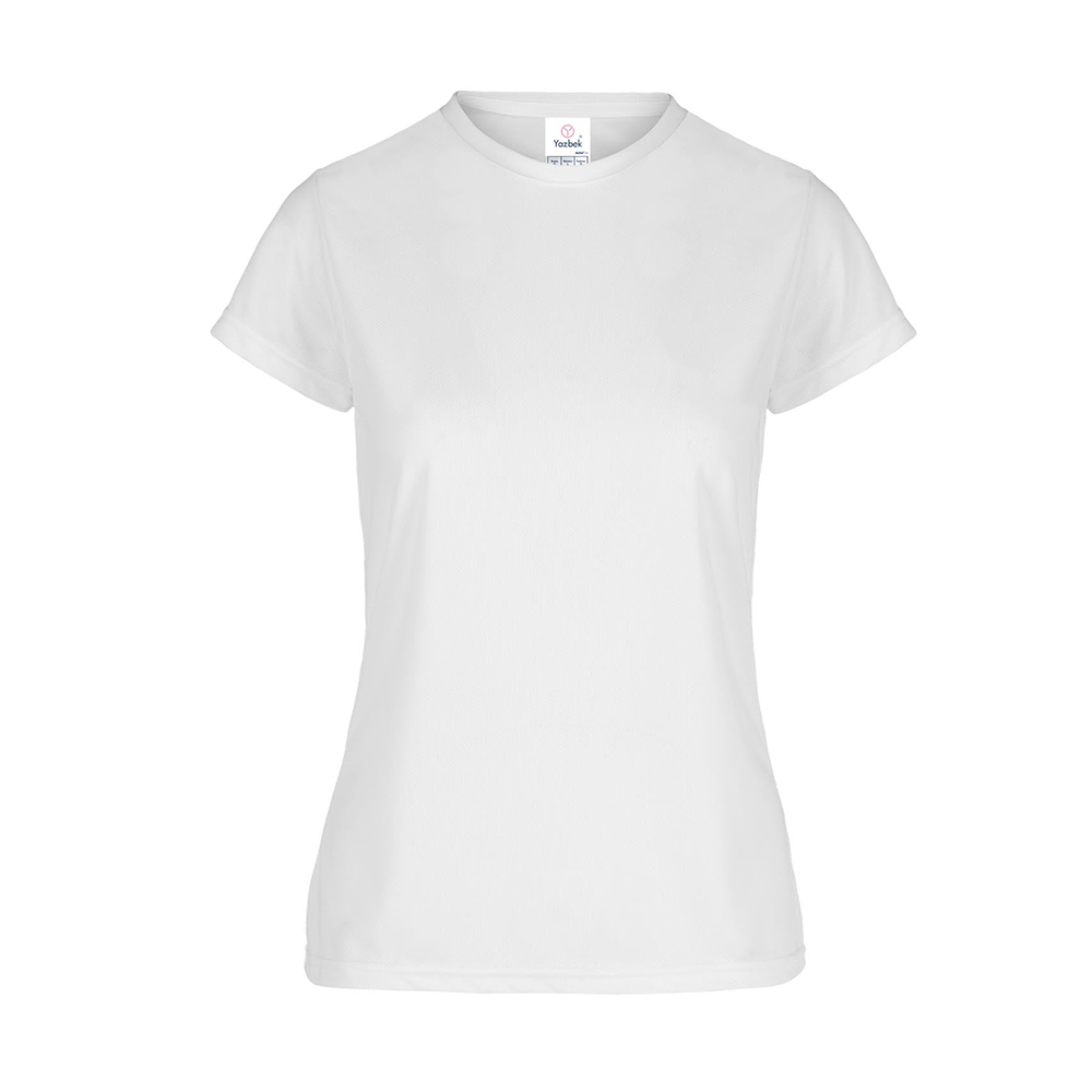 Foto 2 pulgar | Playera Cuello Redondo Yazbek Blanca para Mujer