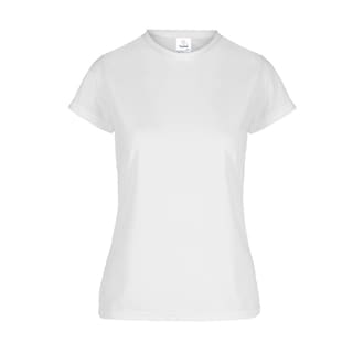 Foto 1 | Playera Cuello Redondo Yazbek Blanca para Mujer