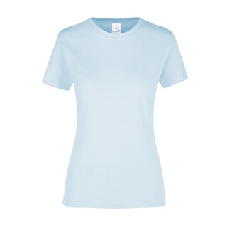 Foto 1 | Playera Cuello Redondo Yazbek Azul Claro para Mujer