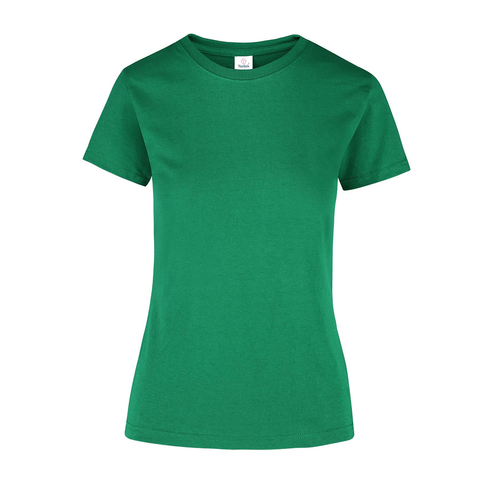 Foto 2 pulgar | Playera Cuello Redondo Yazbek Verde para Mujer