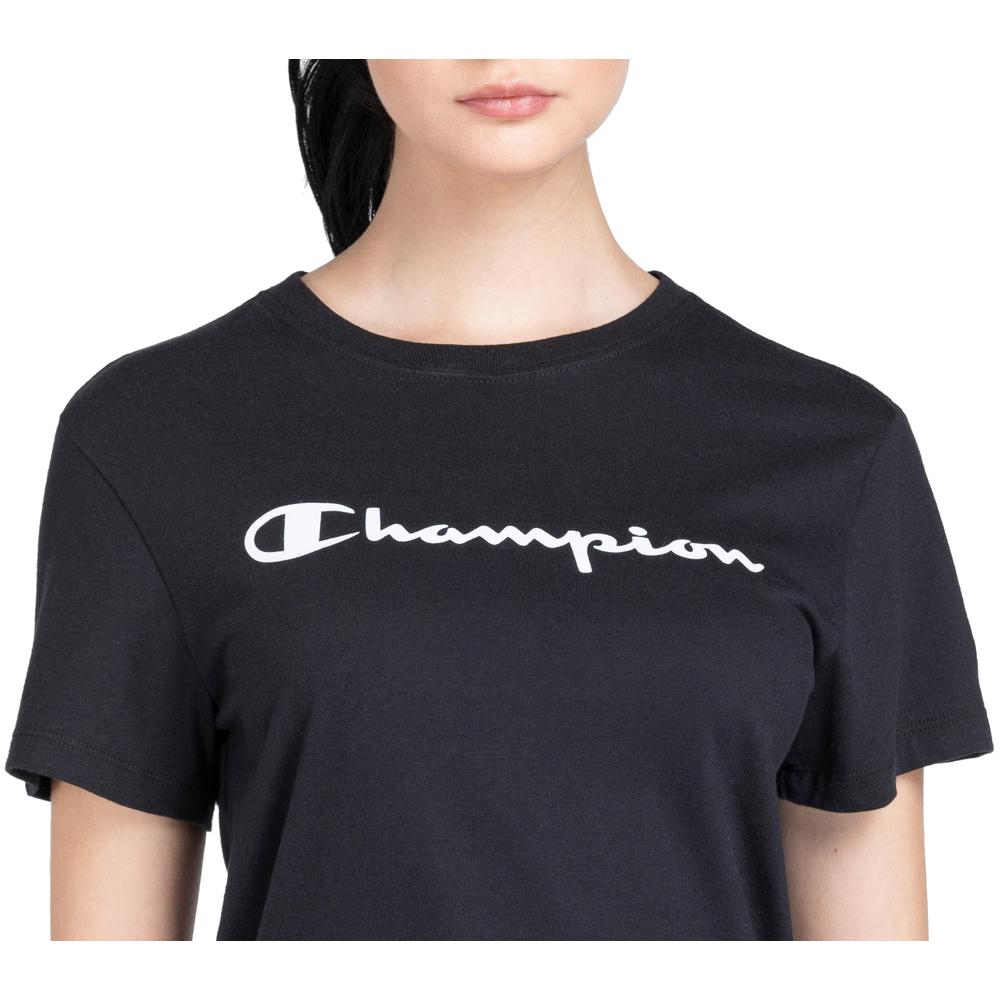 Foto 4 pulgar | Playera Champion Classics Tee Epnss23p13w19 Negra para Mujer