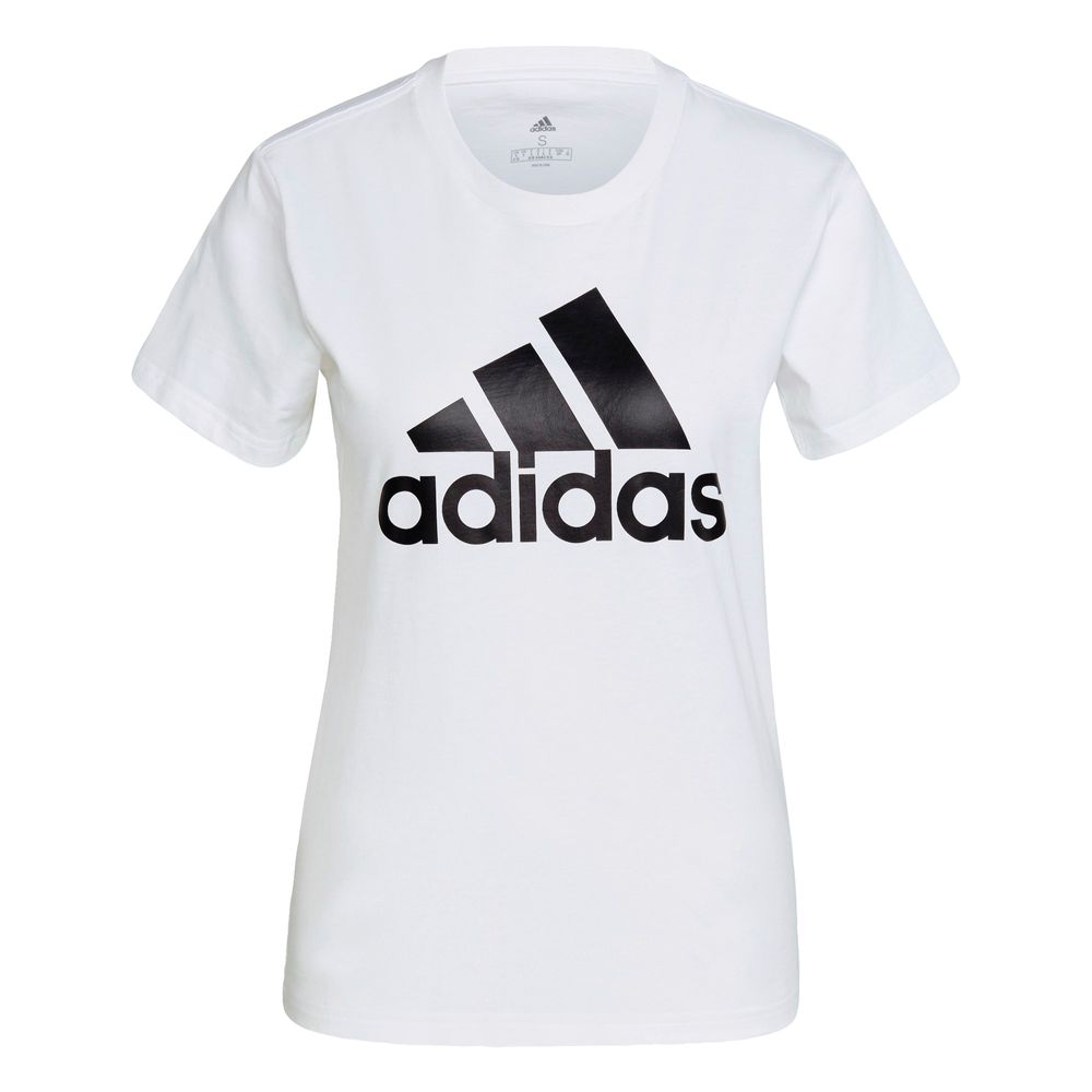 Foto 2 pulgar | Playera Adidas Loungewear Essentials Blanca para Mujer