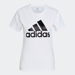 Foto 2 | Playera Adidas Loungewear Essentials Blanca para Mujer