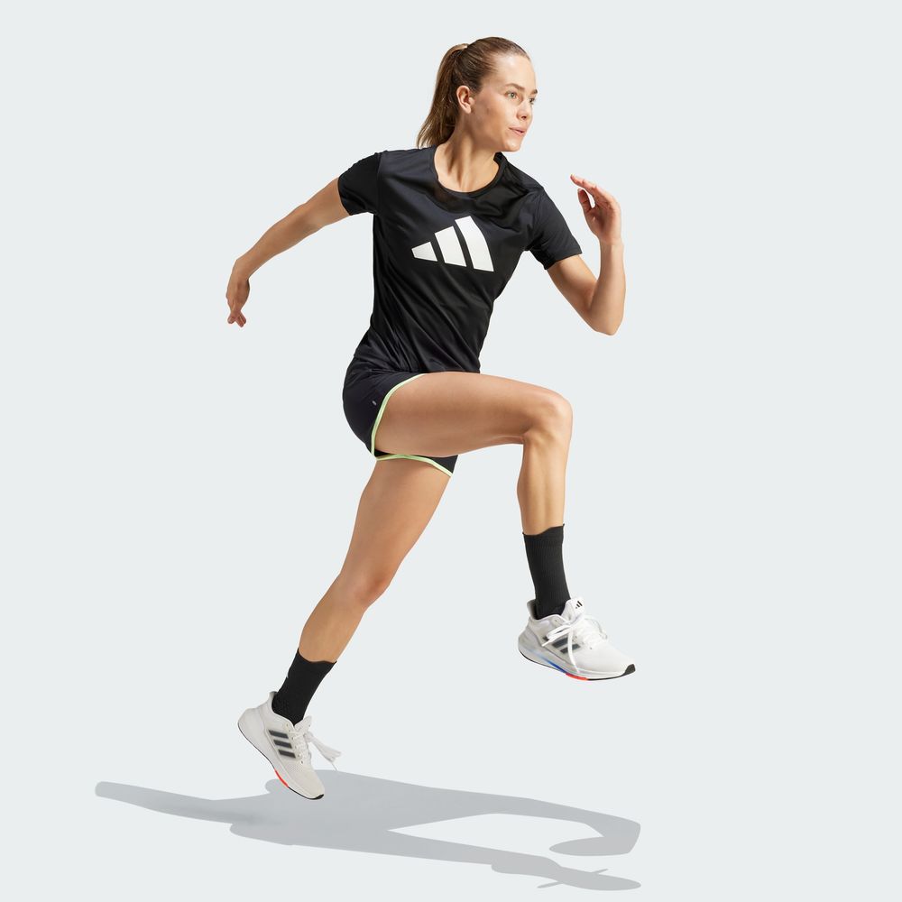 Foto 6 pulgar | Camiseta Run It Adidas Negro Mujer