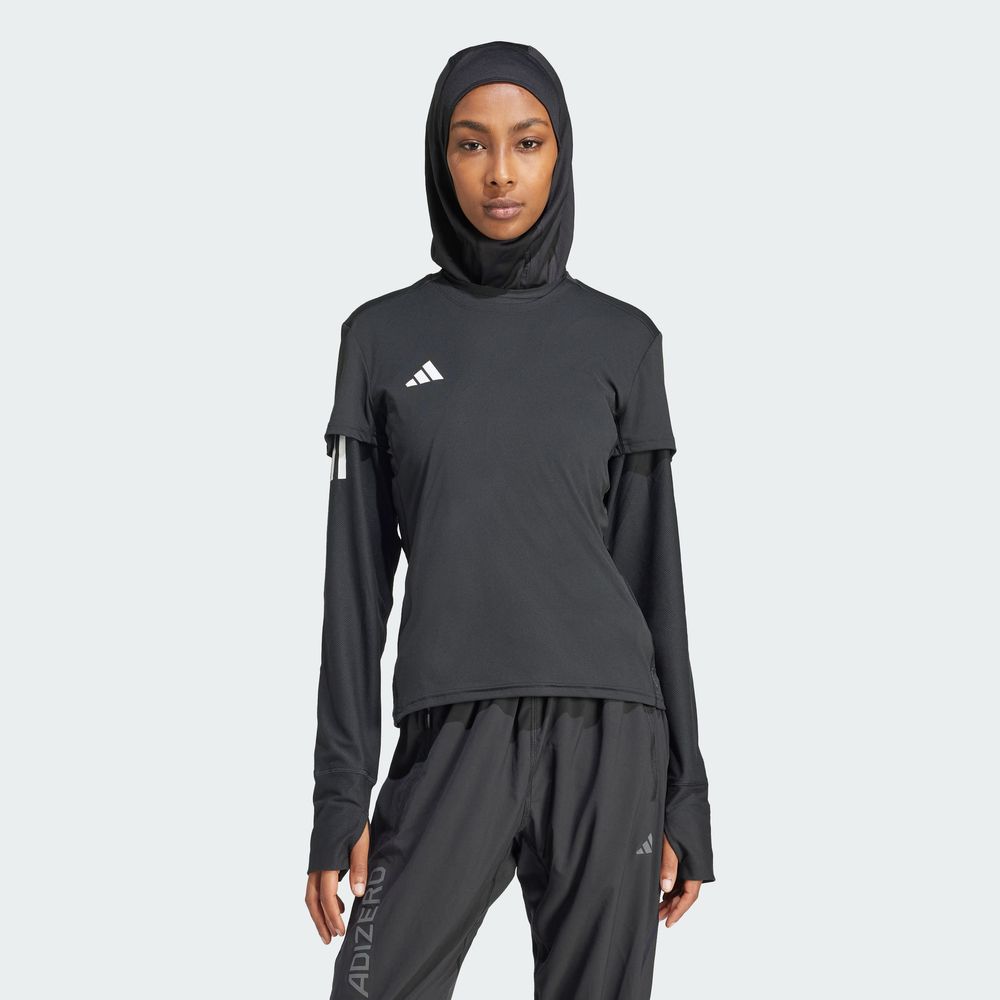 Foto 5 pulgar | Playera De Running Adizero Essentials Adidas Negro Mujer
