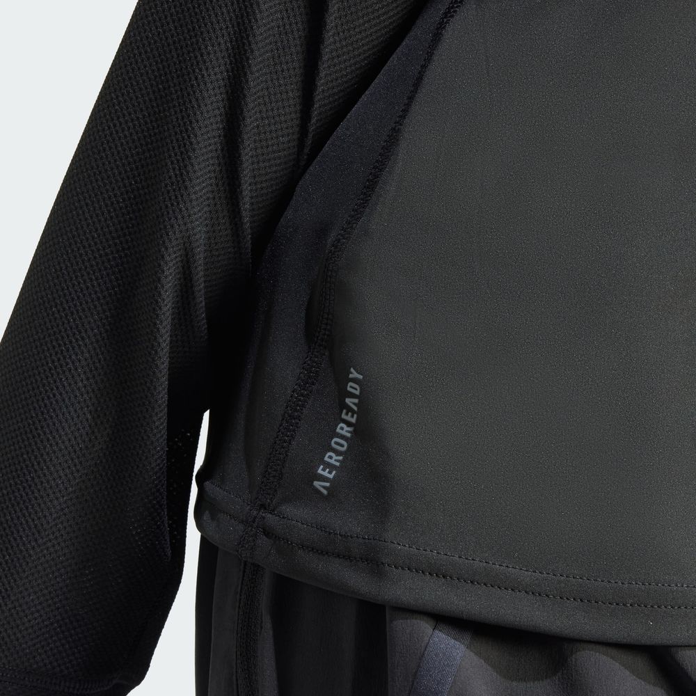 Foto 8 | Playera De Running Adizero Essentials Adidas Negro Mujer