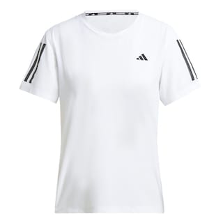 Foto 1 | Playera Adidas Own The Run Blanca para Mujer