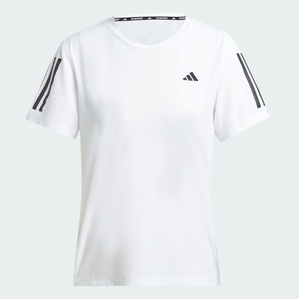 Foto 3 pulgar | Playera Adidas Own The Run Blanca para Mujer
