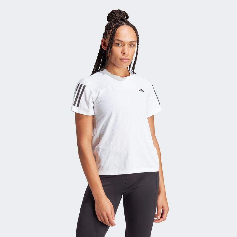 Foto 4 pulgar | Playera Adidas Own The Run Blanca para Mujer