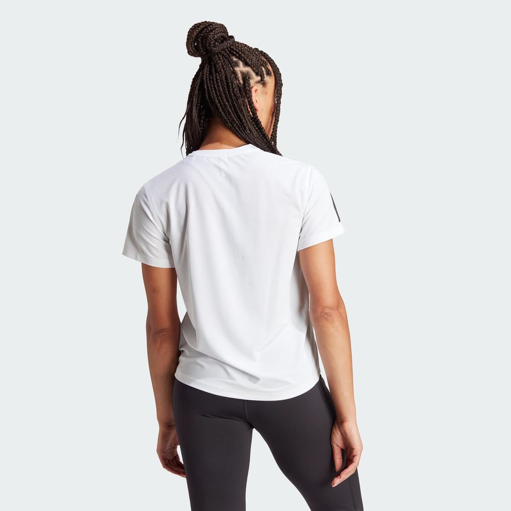 Foto 5 pulgar | Playera Adidas Own The Run Blanca para Mujer