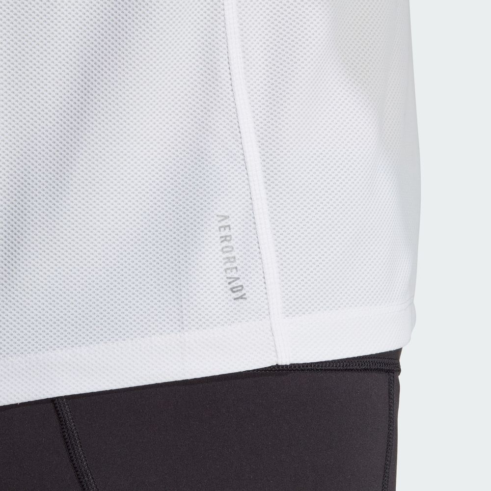 Foto 7 pulgar | Playera Adidas Own The Run Blanca para Mujer