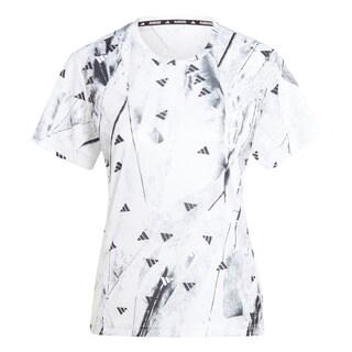 Foto 1 | Playera Adidas Run It Bl Tee Blanca para Mujer