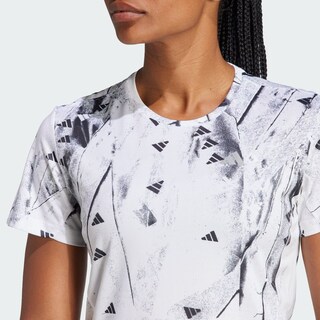 Foto 6 | Playera Adidas Run It Bl Tee Blanca para Mujer