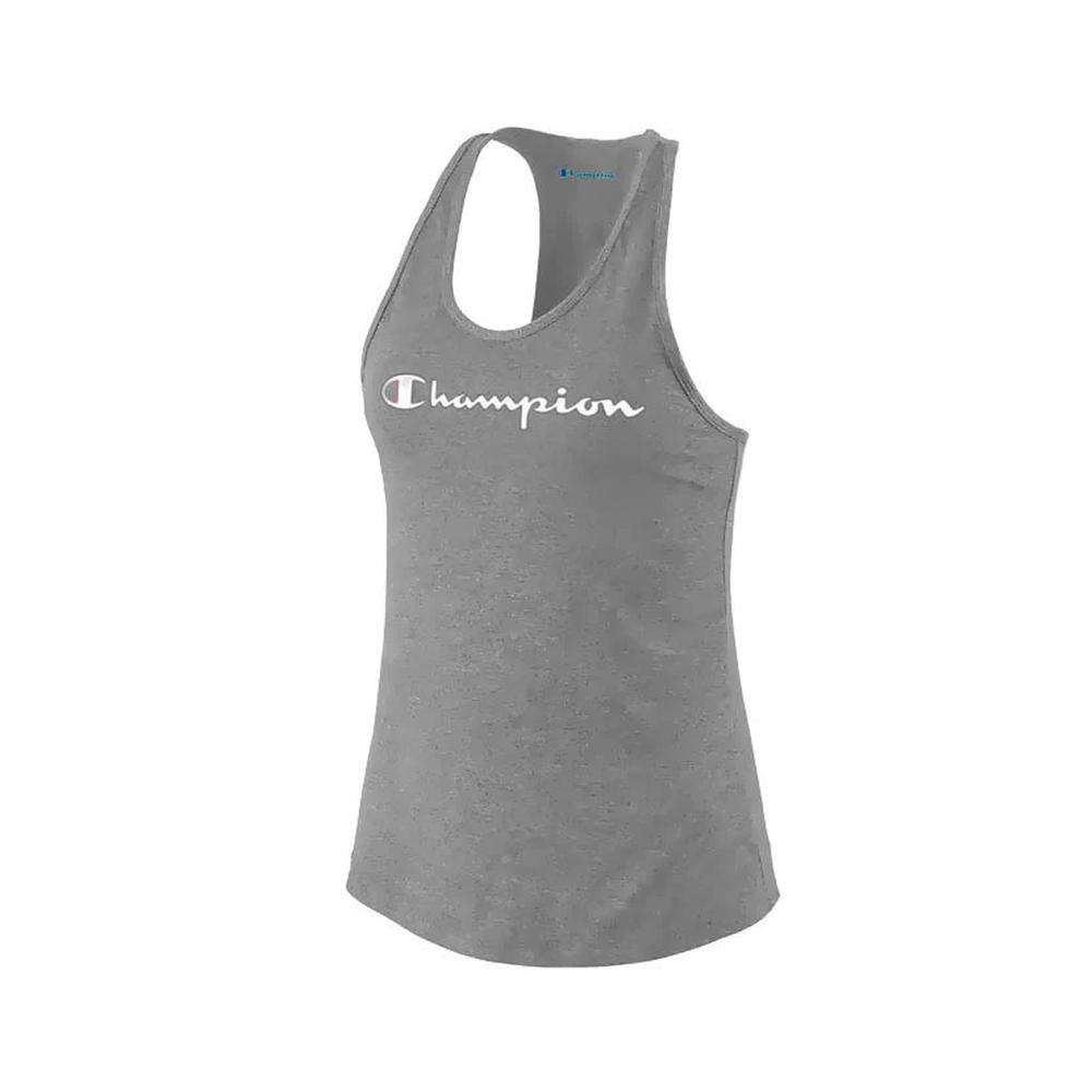 Foto 2 pulgar | Playera Champion Gris para Mujer