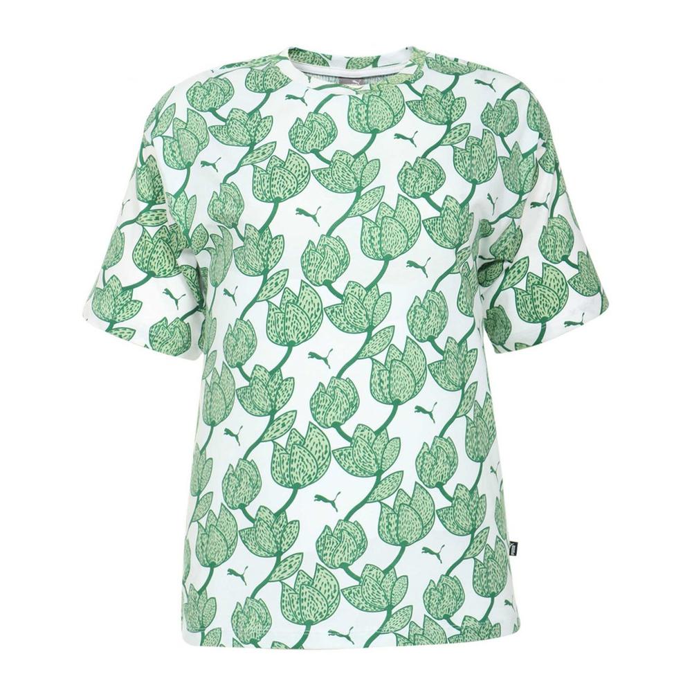 Playera Puma Ess+ Blossom Verde