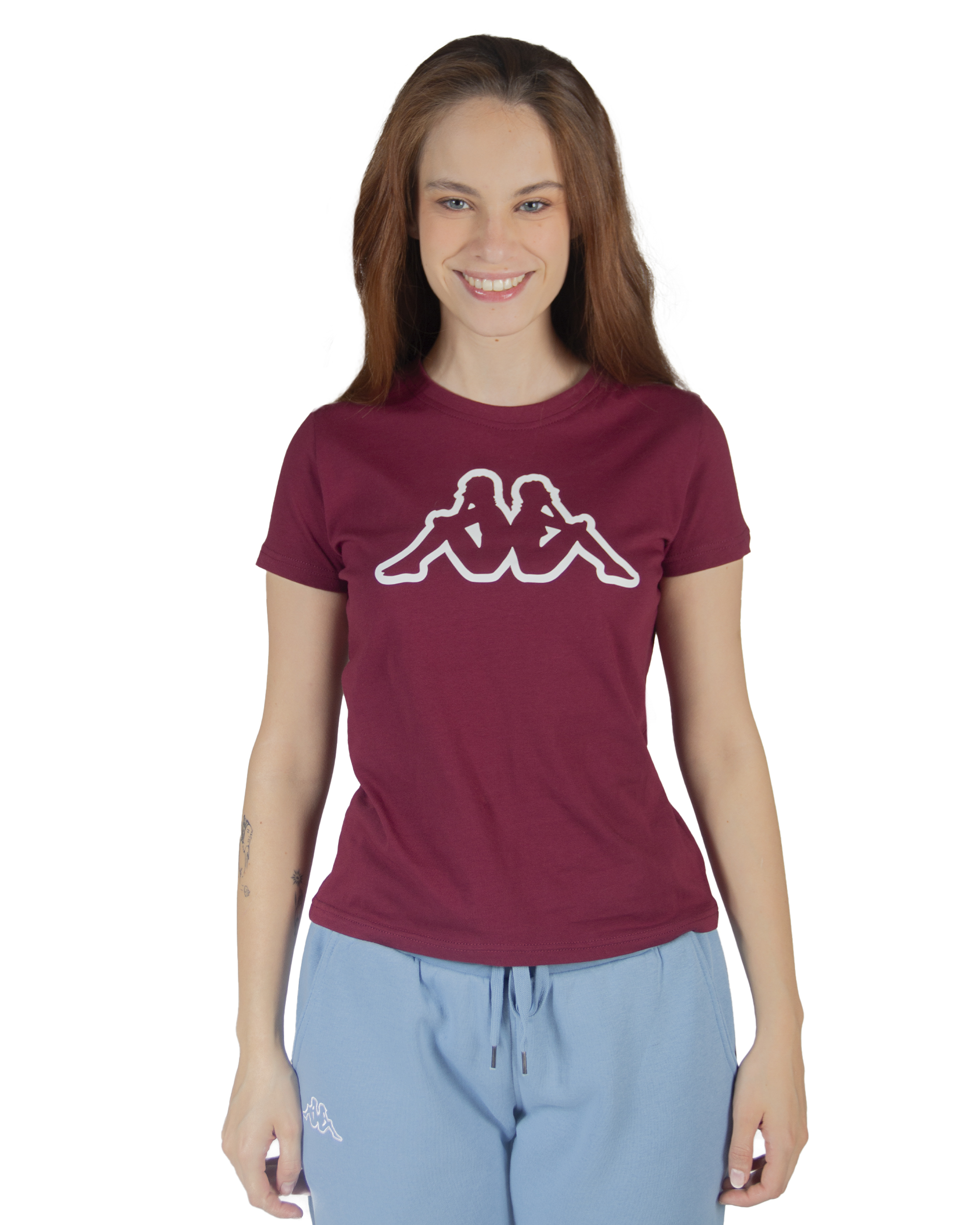 Foto 3 | Playera Manga Corta Dama Kappa Logo Bram Slim
