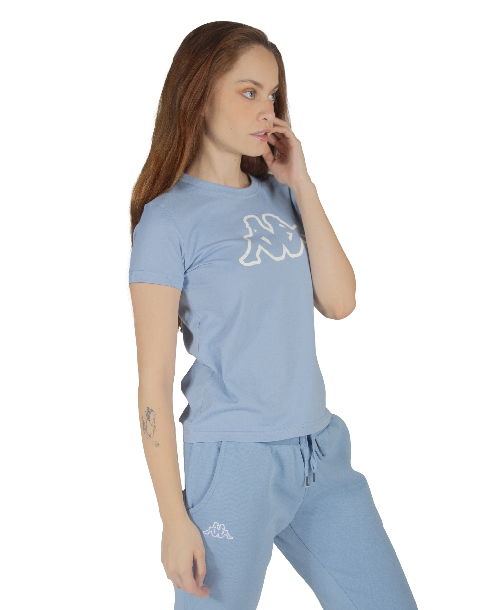 Foto 5 pulgar | Playera Manga Corta Dama Kappa Logo Bram Slim