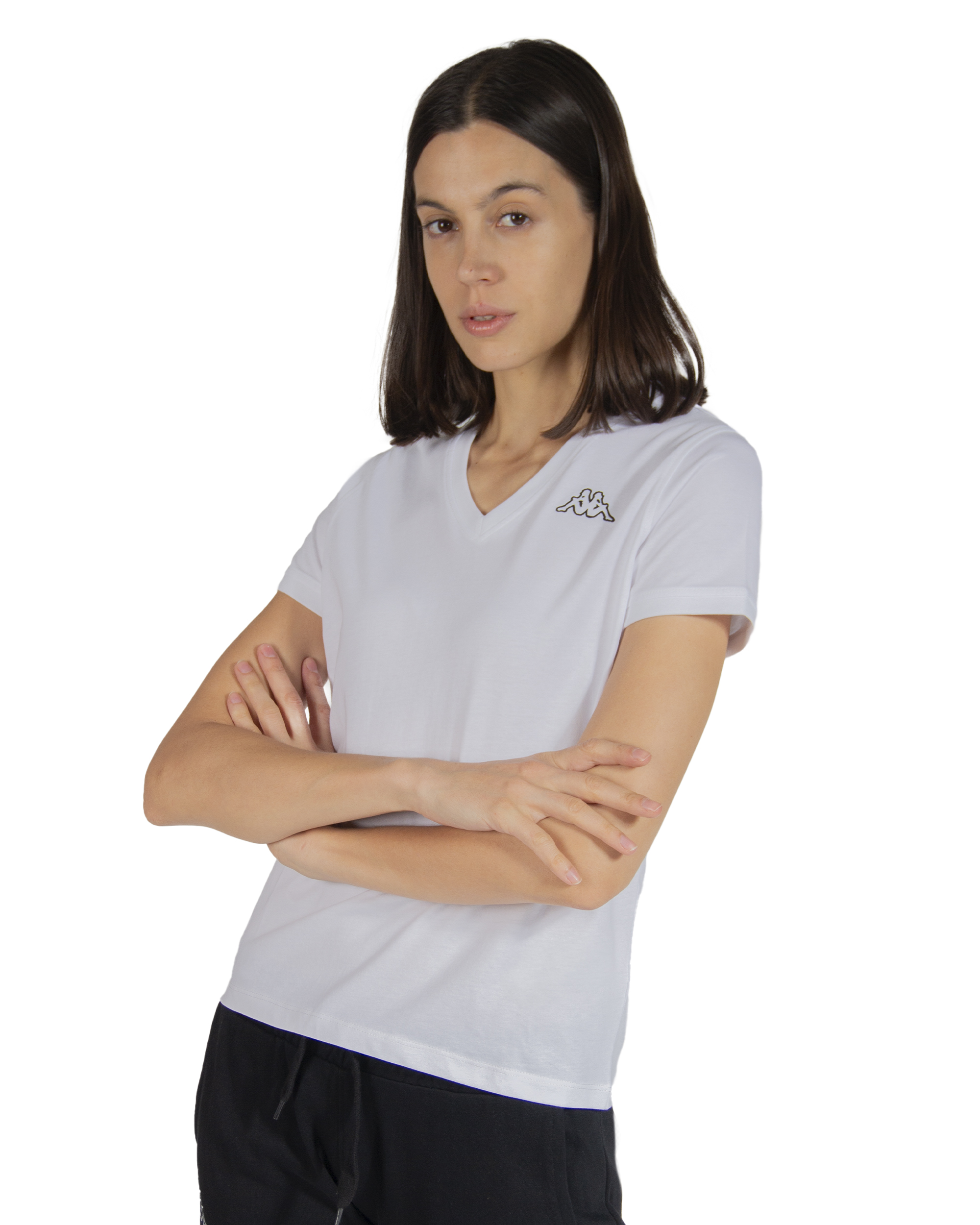 Foto 4 pulgar | Playera Manga Corta Dama Kappa Logo Cabou