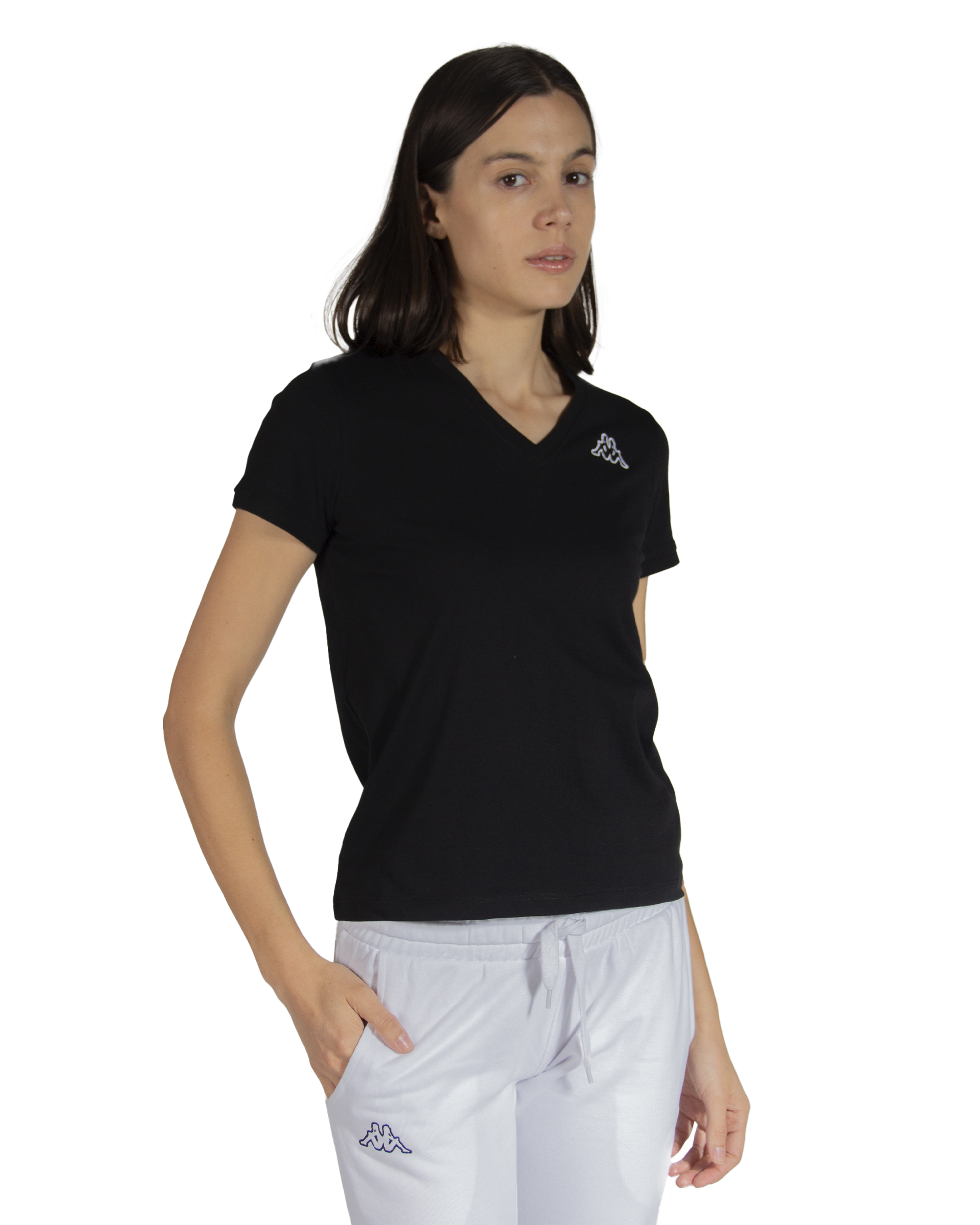 Foto 5 pulgar | Playera Manga Corta Dama Kappa Logo Cabou