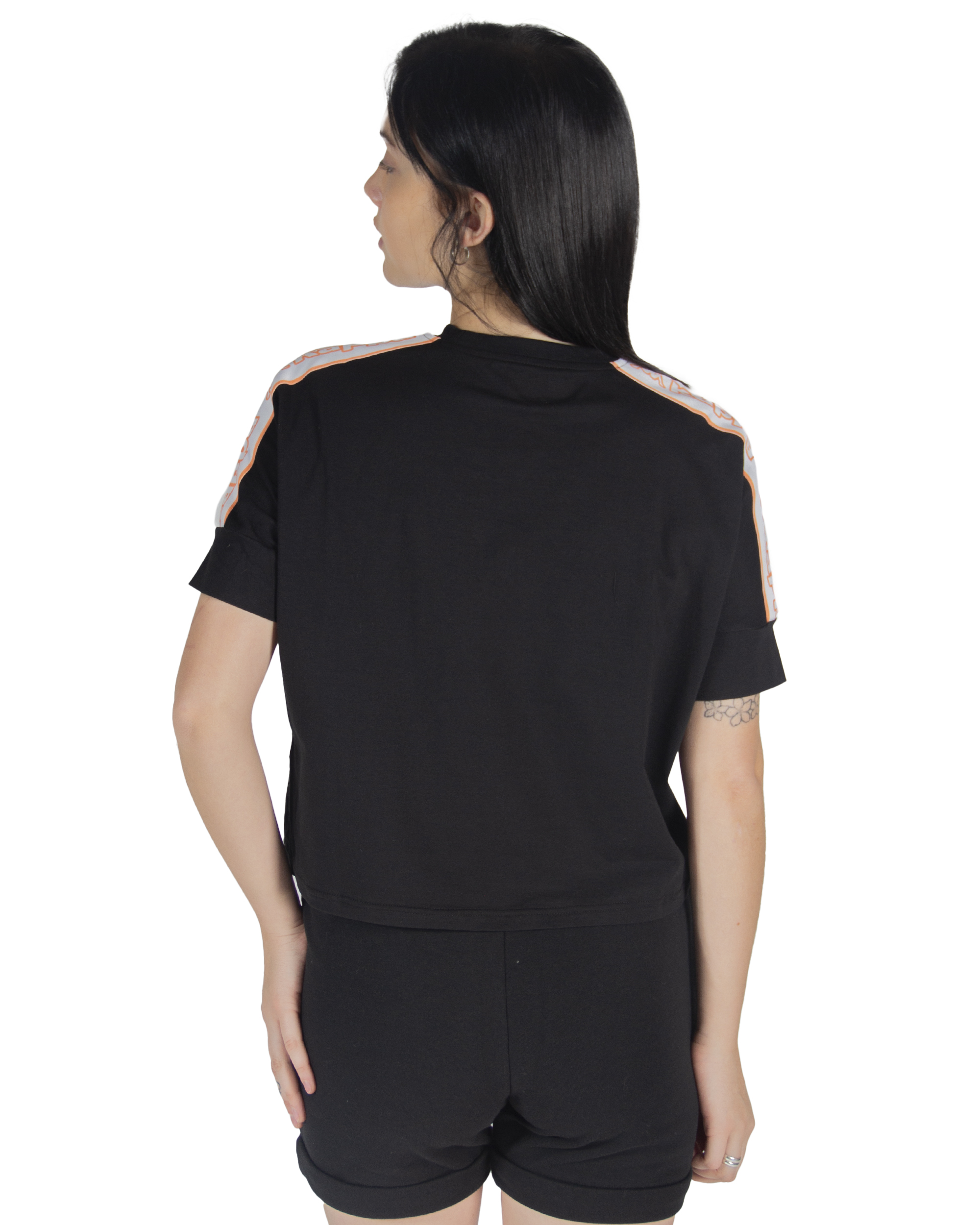 Foto 3 pulgar | Playera Kappa Negra para Hombre