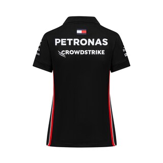Foto 2 | Camiseta Polo Mercedes AMG Petronas Oficial 2023 Negra para Mujer