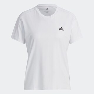 Foto 2 | Playera Adidas Run It Blanca para Mujer