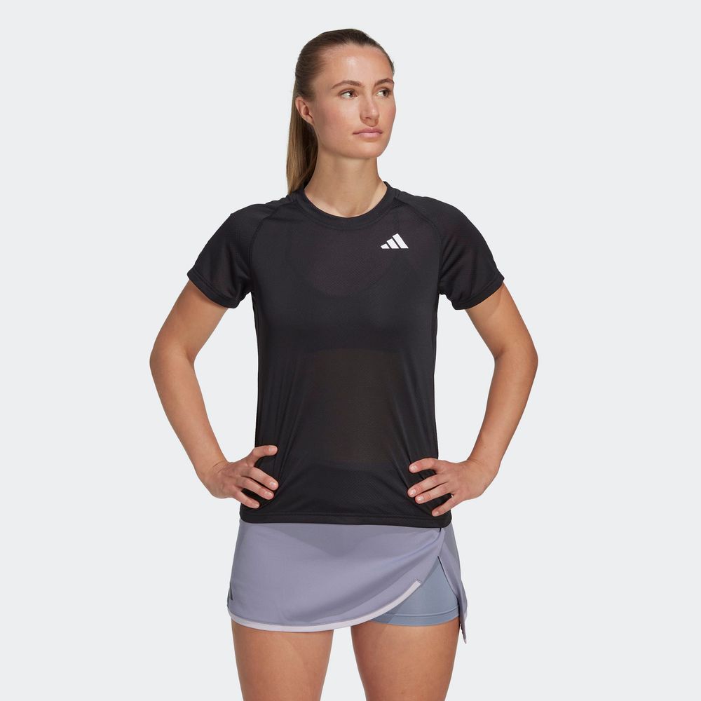 Foto 4 pulgar | Playera Adidas Negra para Mujer