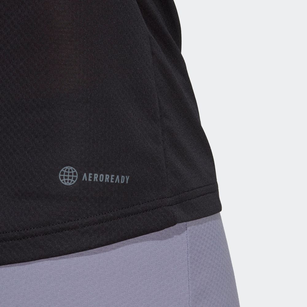 Foto 9 pulgar | Playera Adidas Negra para Mujer