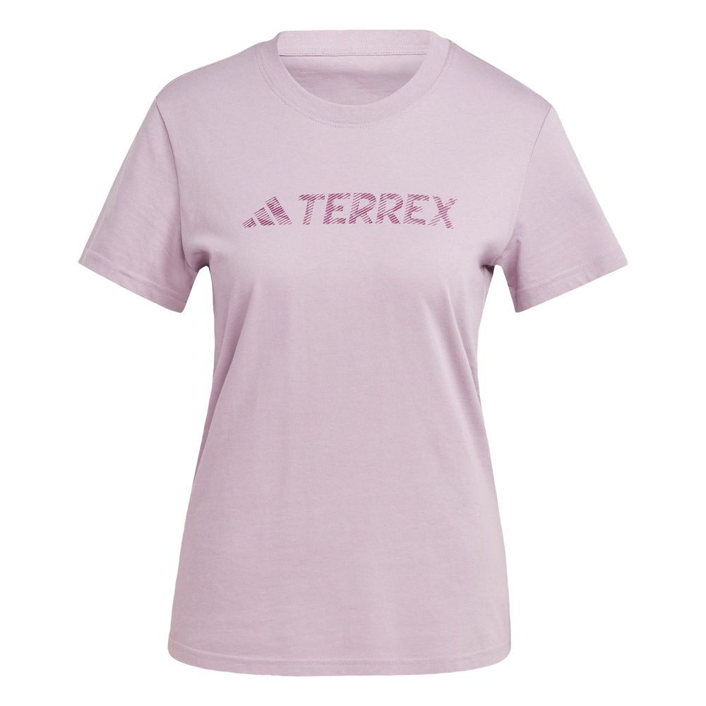 Playera Terrex Classic Logo Adidas Violeta para Mujer