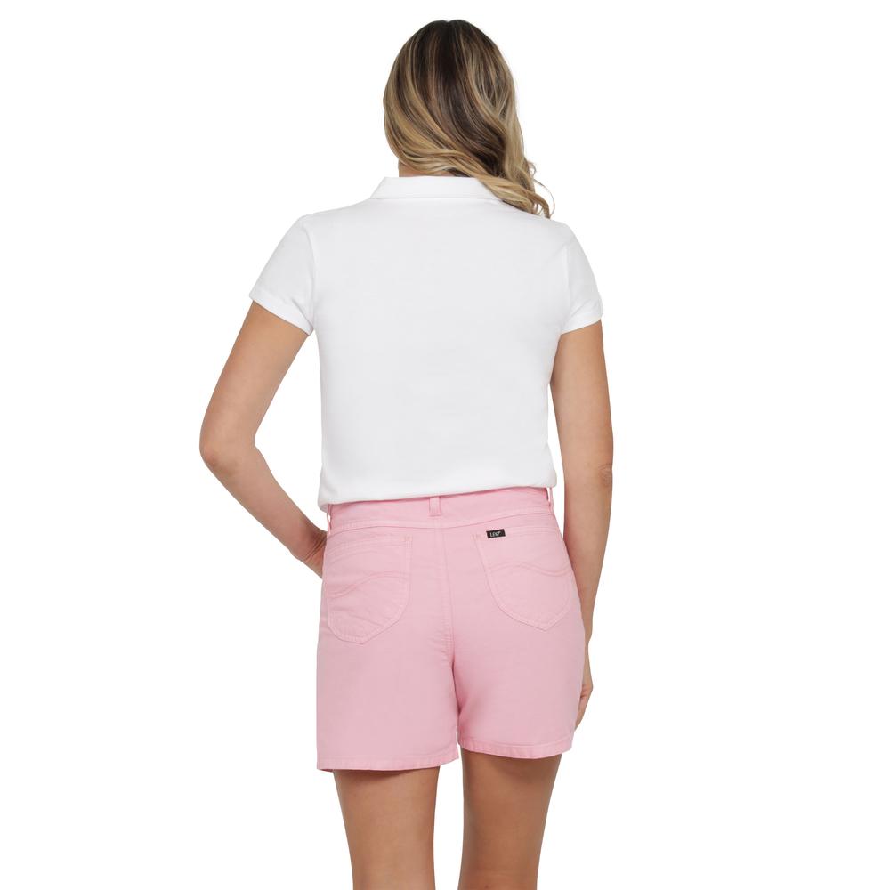 Foto 4 pulgar | Playera Lee Slim Fit 402 color Blanco para Mujer