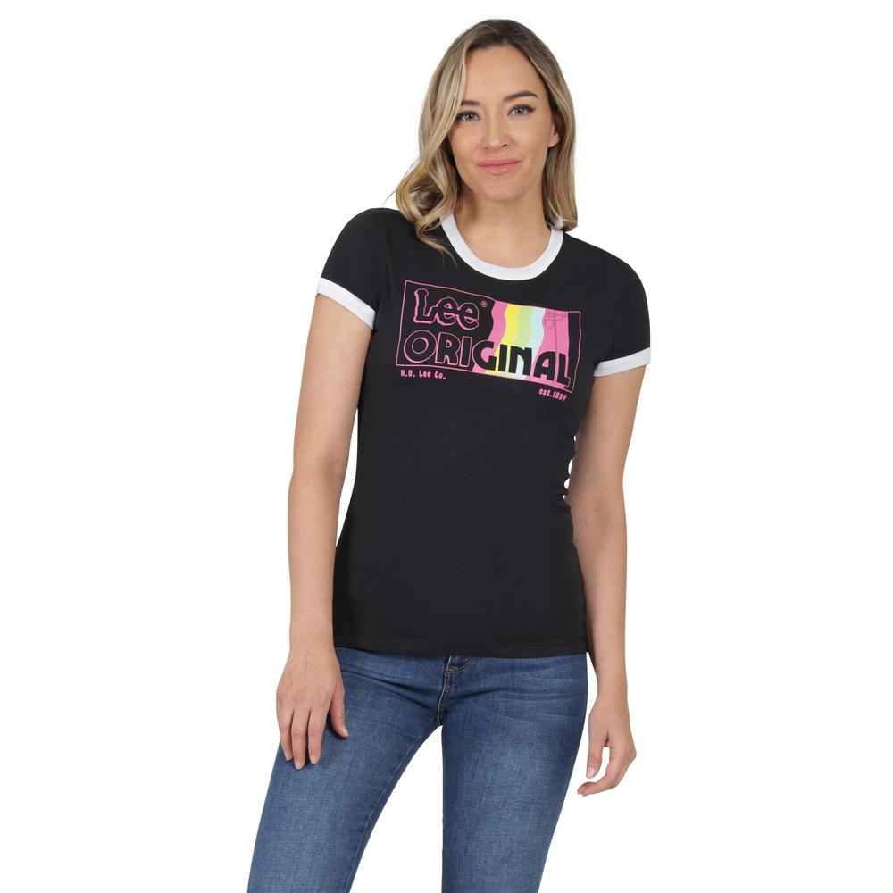 Playera Lee Negra para Mujer