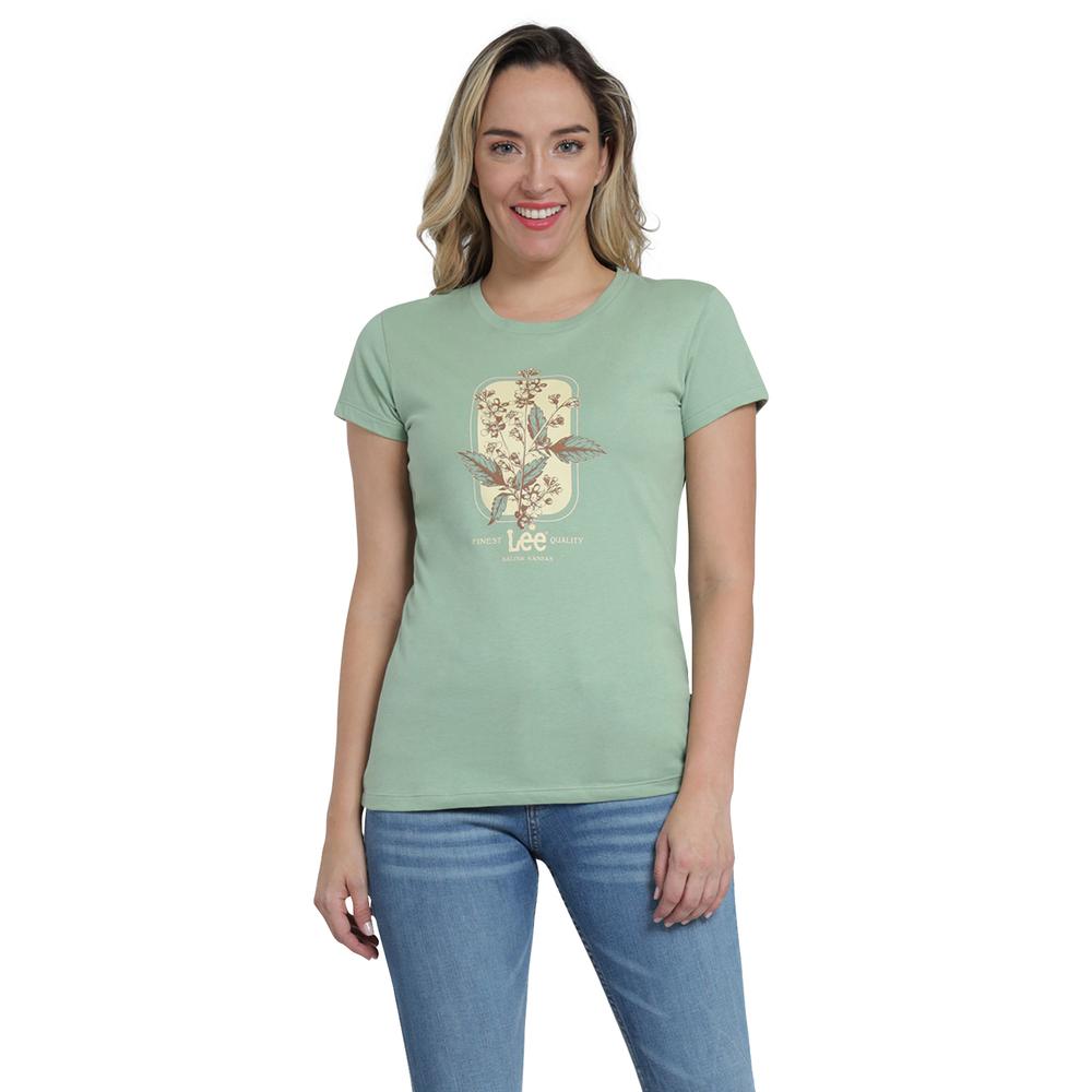Playera Lee Slim Fit 430 Turquesa para Mujer