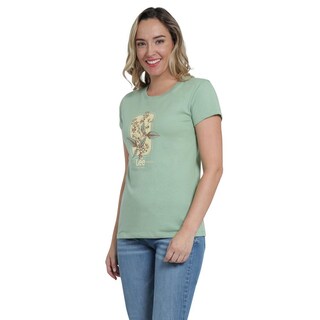 Foto 2 | Playera Lee Slim Fit 430 Turquesa para Mujer
