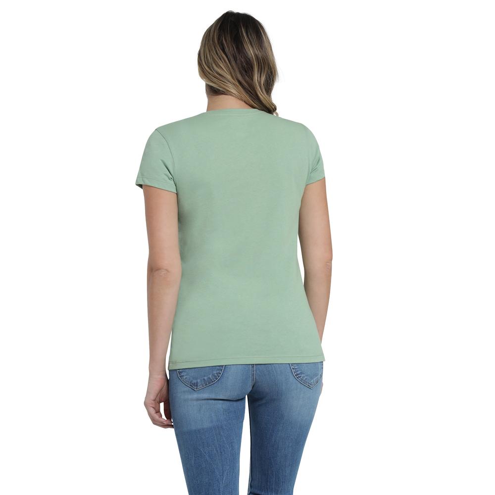 Foto 3 | Playera Lee Slim Fit 430 Turquesa para Mujer