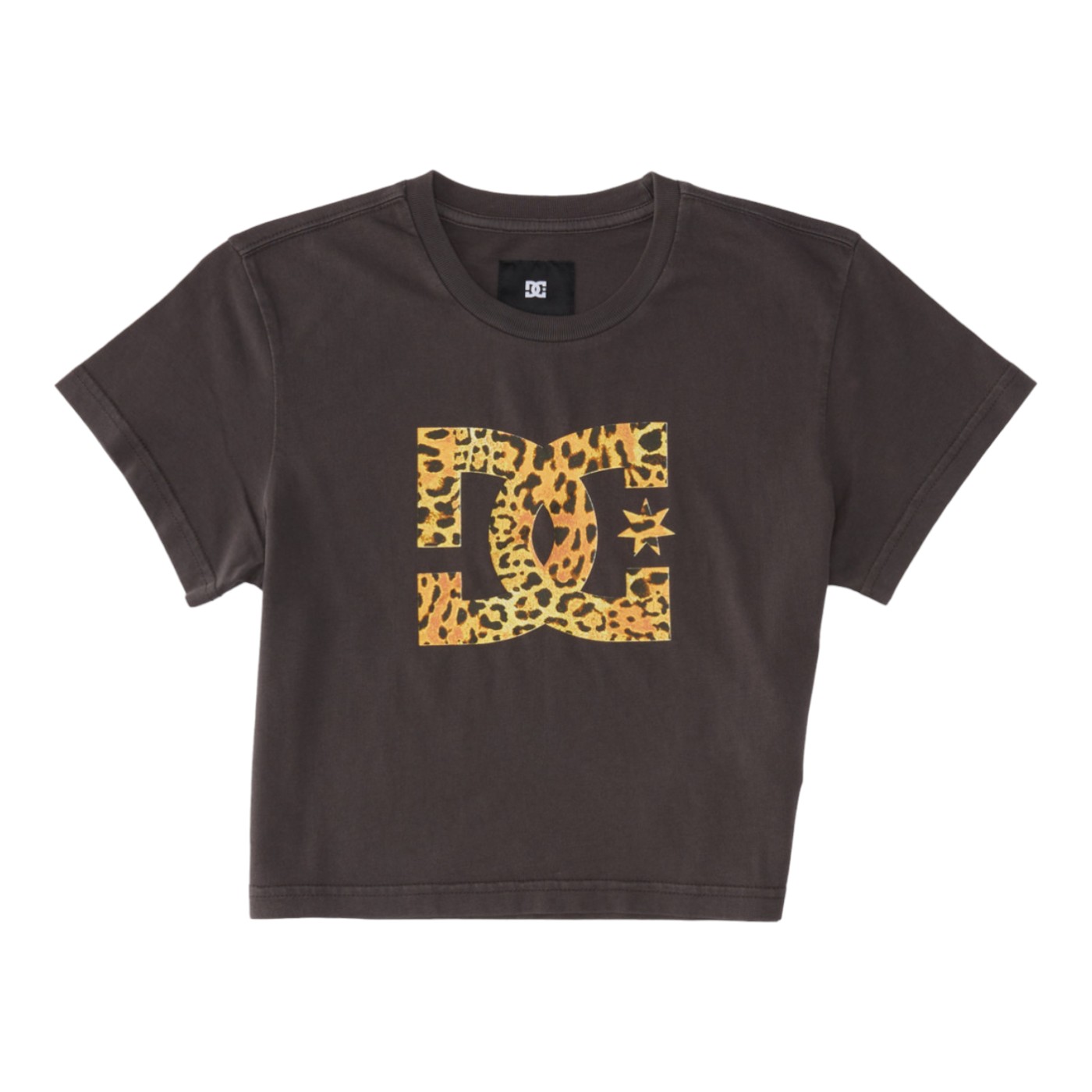 Foto 3 pulgar | Playera DC Shoes DC Star Fill Crop Tee Negra para Mujer
