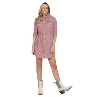Foto 4 | Vestido Wrangler Comfort 403 Rojo de Mujer