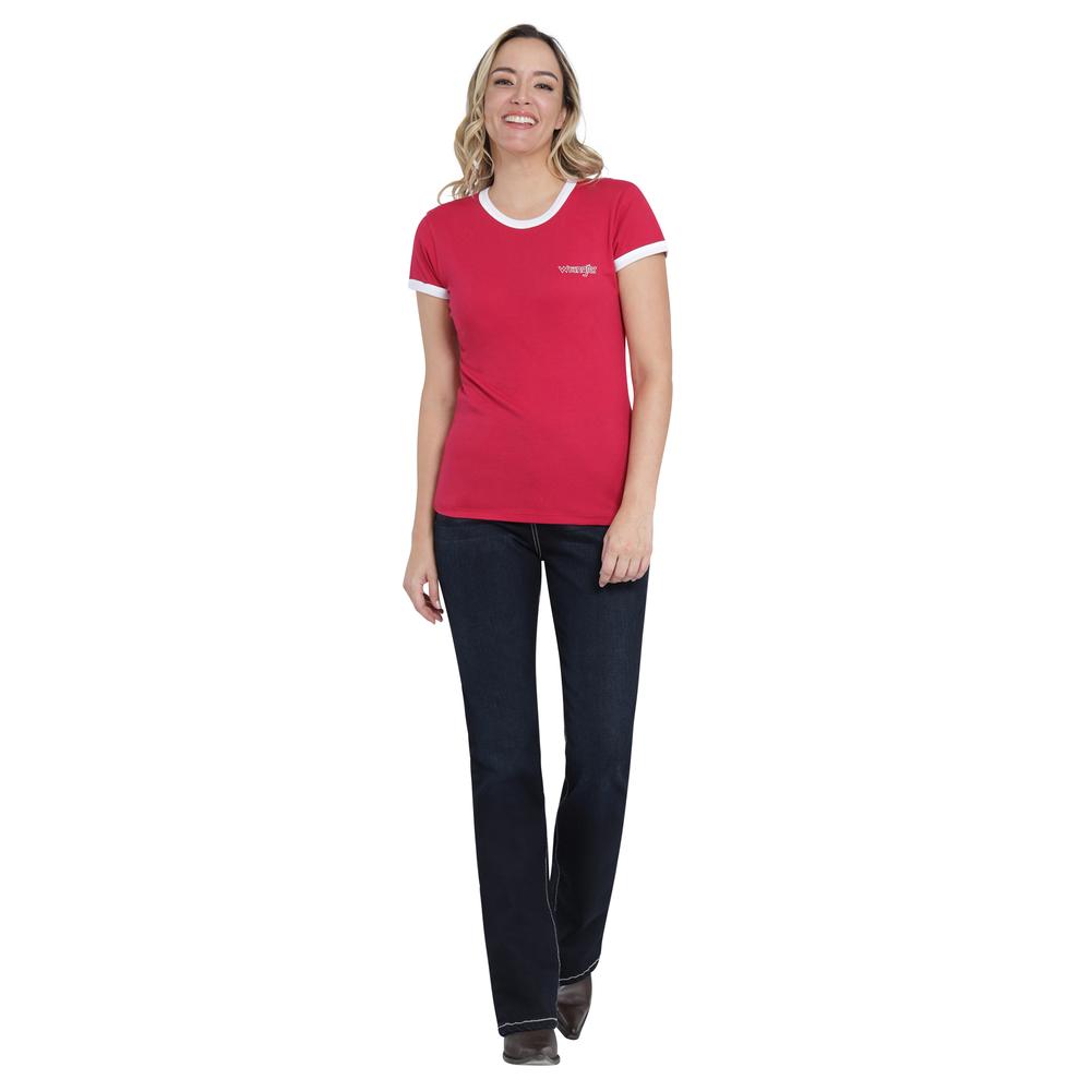 Foto 5 pulgar | Playera Wrangler Slim Fit 401 Rojo