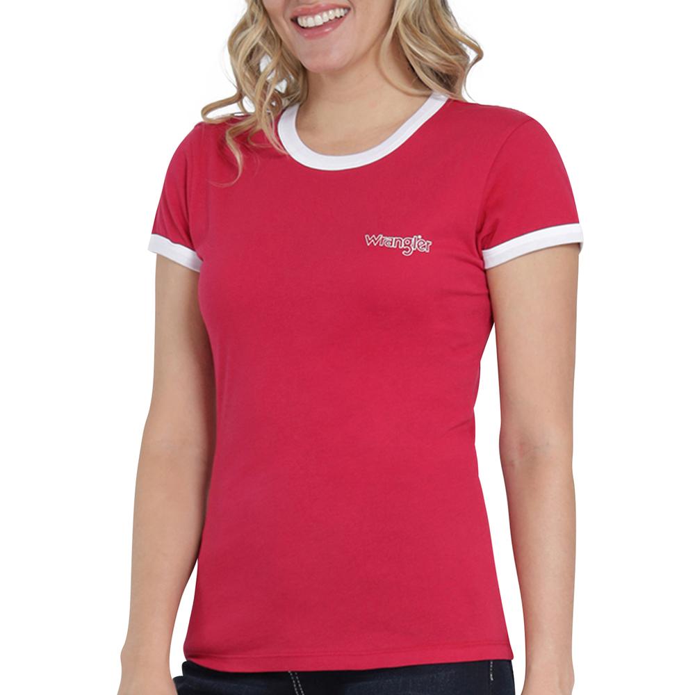 Foto 6 pulgar | Playera Wrangler Slim Fit 401 Rojo