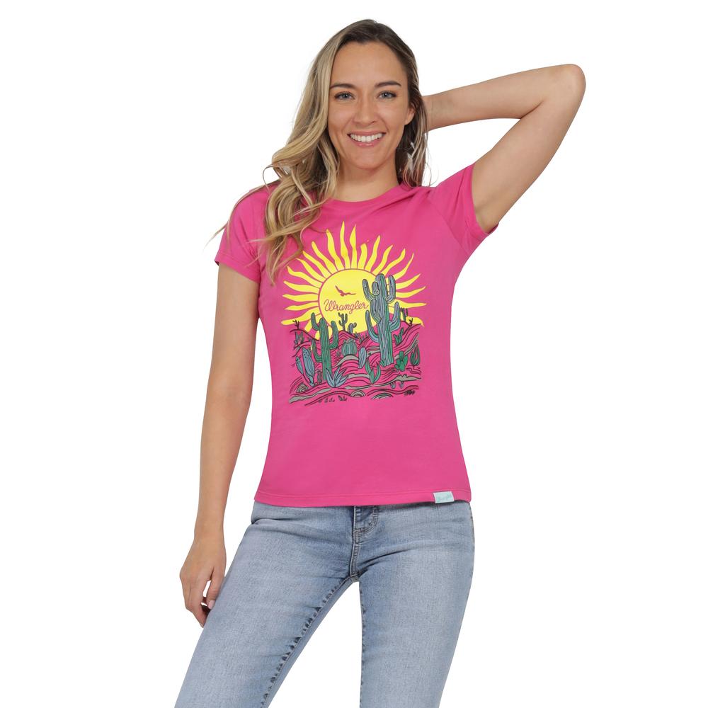 Playera Wrangler Slim Fit 404 Fucsia